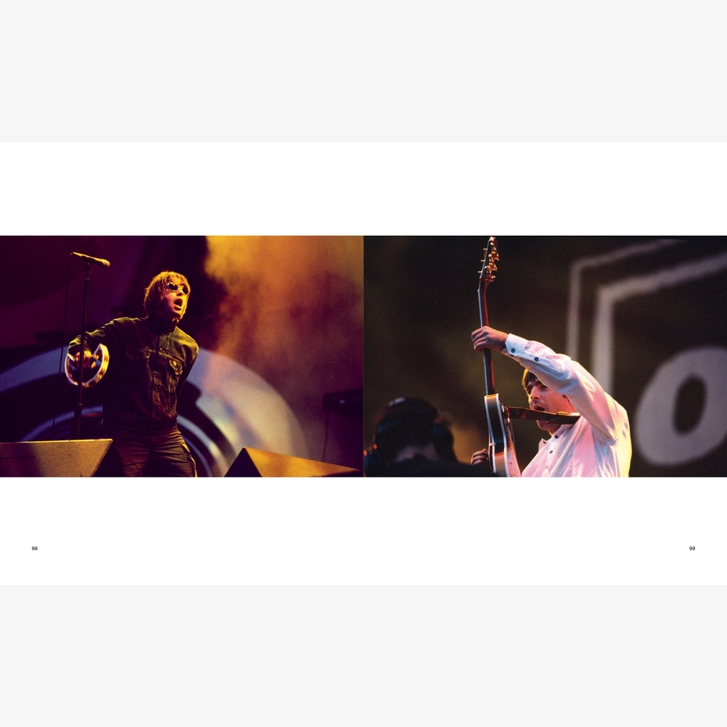 Interior photography of Oasis performing